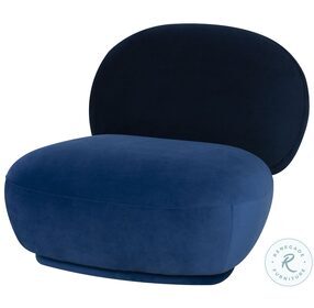 Seba Dusk And Sapphire Velour Chair