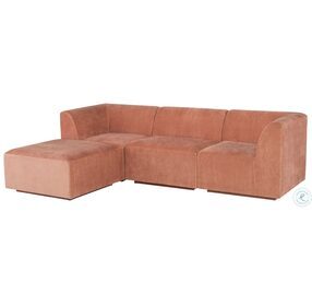Lilou Nectarine 4 Piece Sectional