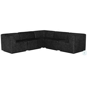 Lilou Salt And Pepper 5 Piece L Sectional