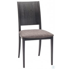 Eska Dark Grey Fabric Dining Chair