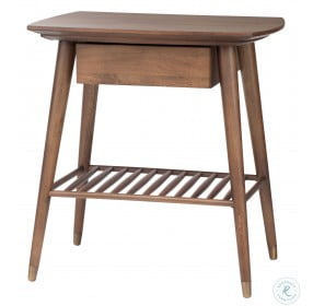 Ari Walnut Wood Side Table