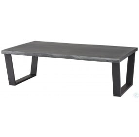 Versailles Oxidized Grey Wood Coffee Table