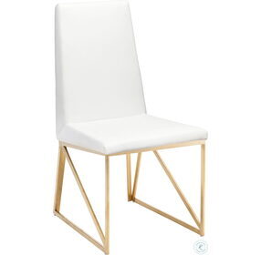 Caprice White Dining Chair