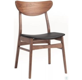 Colby Black Naugahyde Dining Chair