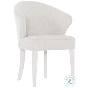 Silhouette Cream Upholstered Arm Chair