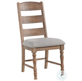 Highland Gray Ladder Back Side Chair Set of 2