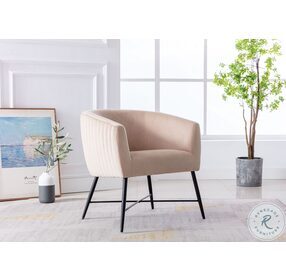 HM1405BE-1 Beige Accent Chair