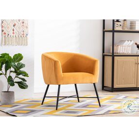 HM1405YW-1 Yellowish Accent Chair
