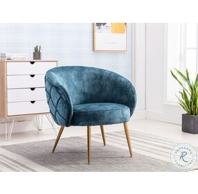 HM1482BU-1 Blue Accent Chair