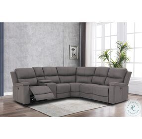 HM9453GYSC Gray Power Reclining LAF Sectional