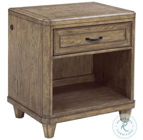Anthology Warm Brown Open Nightstand