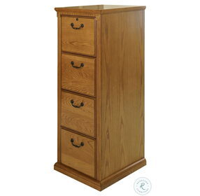 Huntington Oxford Distressed Wheat 4 Drawer Vertical File Cabinet