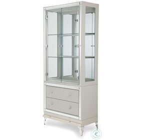 Hollywood Loft Frost Curio Cabinet