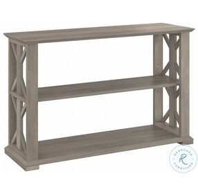 Homestead Driftwood Gray Console Table with Shelves