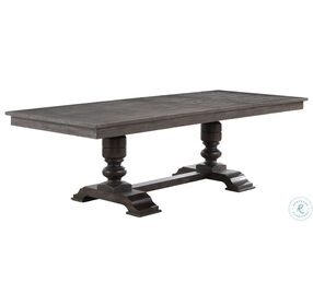 Hutchins Dusty Espresso Extendable Dining Table