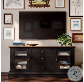Hudson Charcoal 68" TV Console