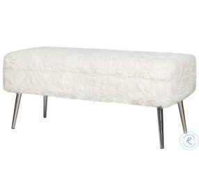 Huggy Natural Upholstered Storage Bench
