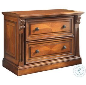 Hayes Antique Vintage Pecan 2 Drawer Lateral File