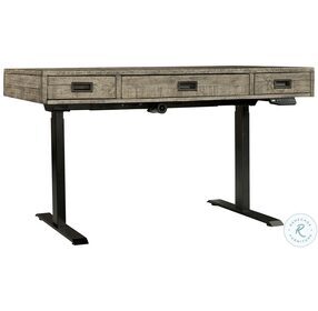 Grayson Cinder Distressed Grey 60" Adjustable Lift Top Desk