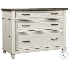 Caraway Aged Ivory Lateral File Cabinet