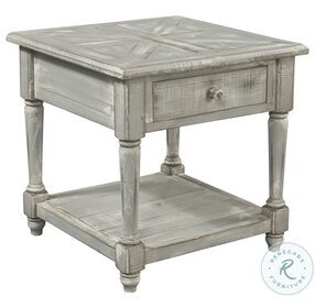 Hinsdale Greywood Square End Table