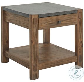 Harlow Saddle End Table