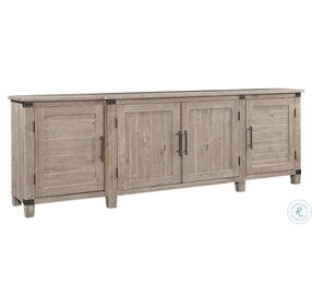 Foundry Weathered Stone 96" TV Console