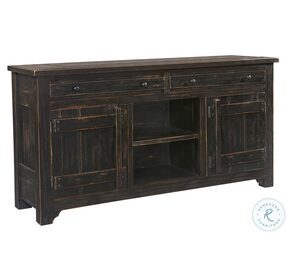Reeds Farm Weathered Black 66" TV Console