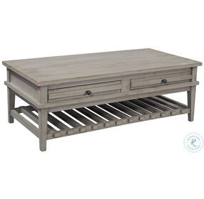 Reeds Farm Weathered Grey Cocktail Table
