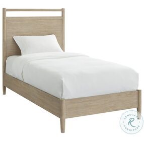 Shiloh Champagne Twin Panel Bed