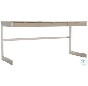 Axiom Linear Grey And Brushed Silver Desk
