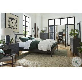 Preston Urbane Grey Slat Bedroom Set