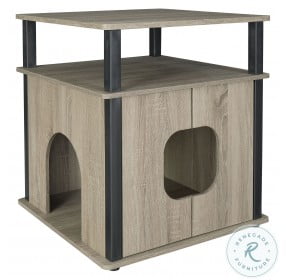 Itsy Dark Taupe Pet Bedside Table