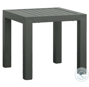 Edgewater Charcoal And Oyster Outdoor End Table