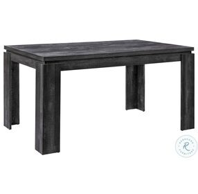 1089 Black Rectangular Dining Table