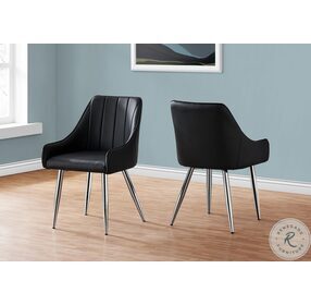 1185 Black Dining Chair Set Of 2