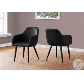 1193 Black Dining Chair Set Of 2