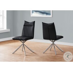 1213 Black Dining Chair Set Of 2