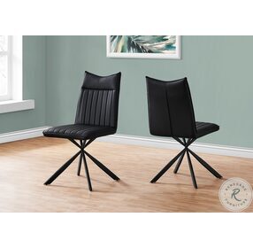 1215 Black Dining Chair Set Of 2