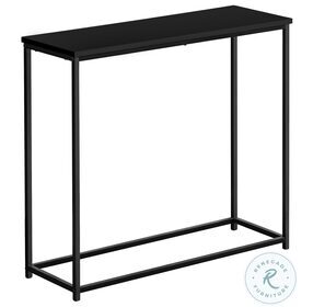 2250 Black Metal 32" Console Table