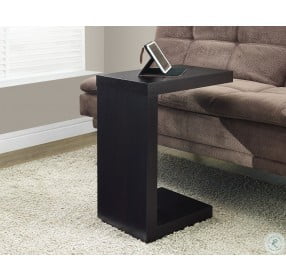 Cappuccino Hollow-Core Accent Table
