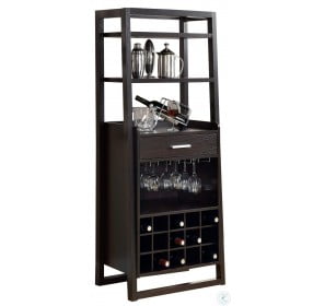 2543 Cappuccino Ladder Style Bar Unit
