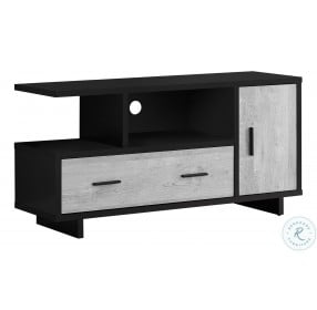 2804 Black And Grey 48" TV Stand
