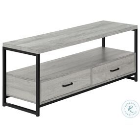 2871 Grey And Black 48" TV Stand