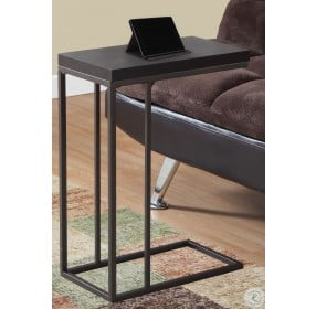 Cappuccino Bronze Metal Accent Table
