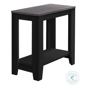 3134 Black And Grey Accent Table