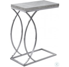 Grey Cement Accent Table