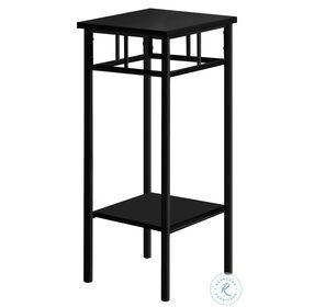 3278 Black Metal 28" Accent Table