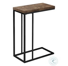 3403 Brown And Black Accent Table