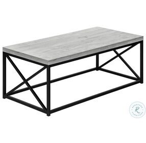 3417 Grey And Black Coffee Table
